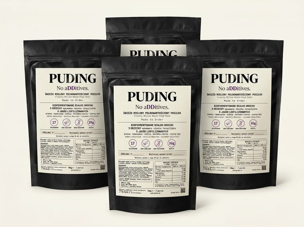 4x doypack PUDING - pakiet miesięczny