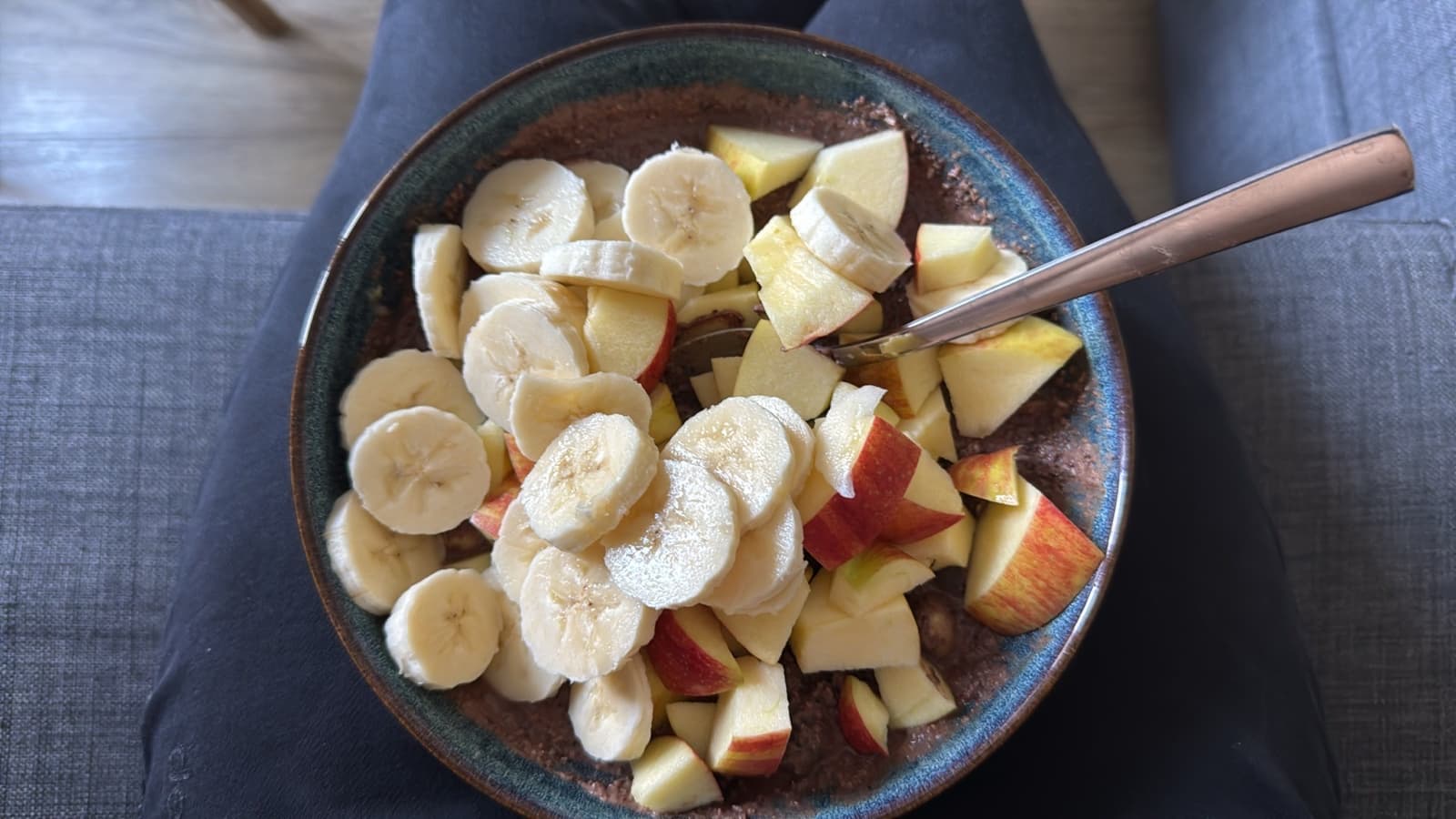 Codzienna miska PUDINGu z bananem i jabłkiem